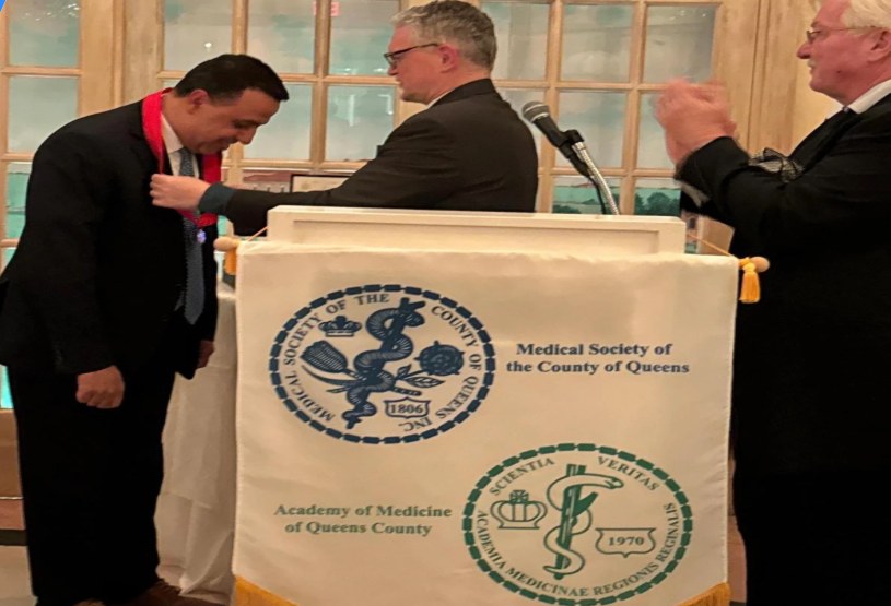 Dr. Ayman Attia honored at the 217th Annual Past Presidents' Gala